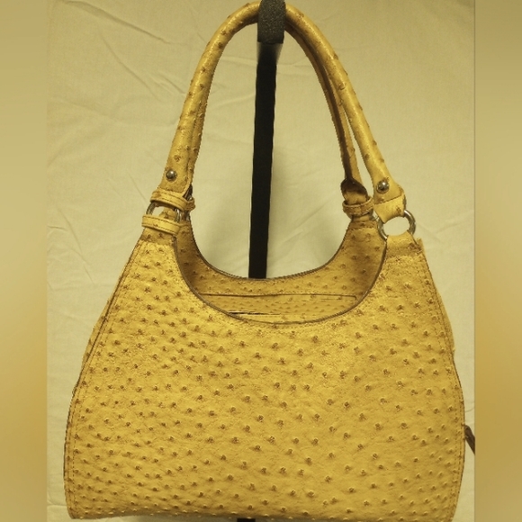 NWOT/ Tan Croc Embossed Faux leather Tote handbag - Picture 4 of 11